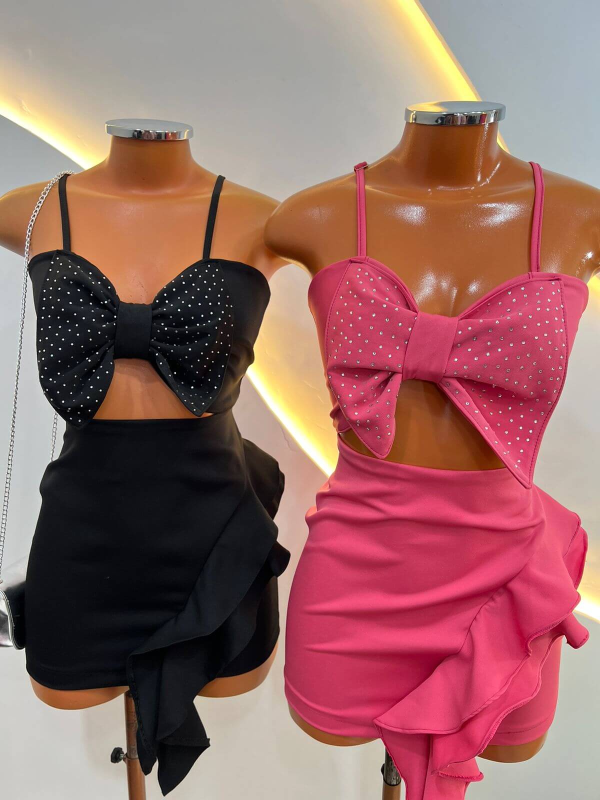 Conjunto laço brilho